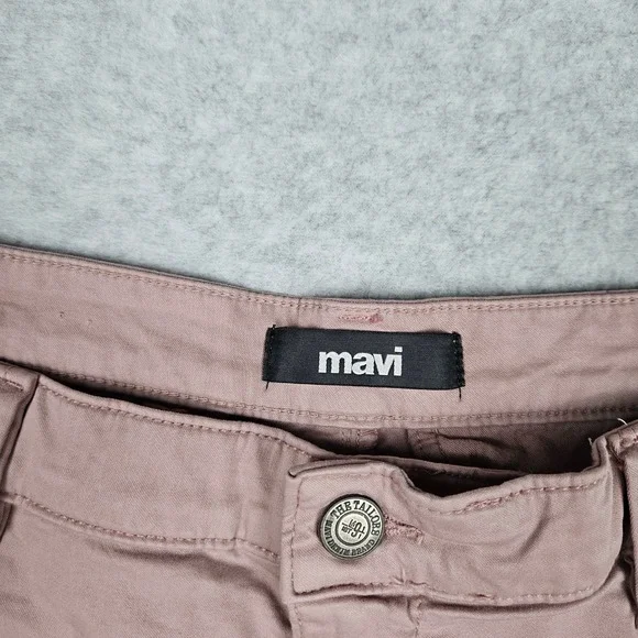 Mavi (Men's 36) Pink Twill Chino Shorts Dusty Rose Mauve Casual Preppy 9' Inseam - Picture 2 of 6
